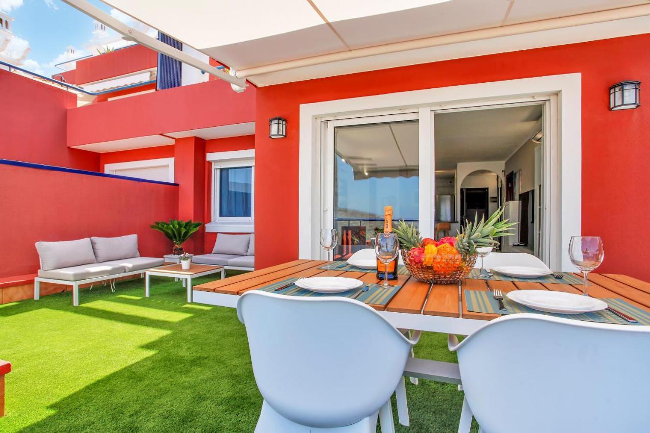Wonderful View, Huge Terrace Solarium, Private Parking Apartment Costa Adeje  ภายนอก รูปภาพ